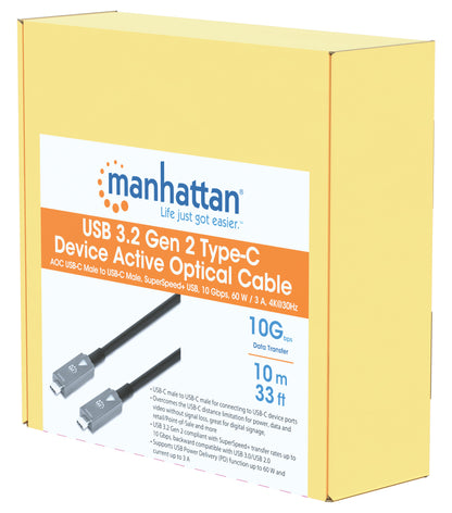 USB 3.2 Gen 2 Type-C Active Optical Cable Packaging Image 2