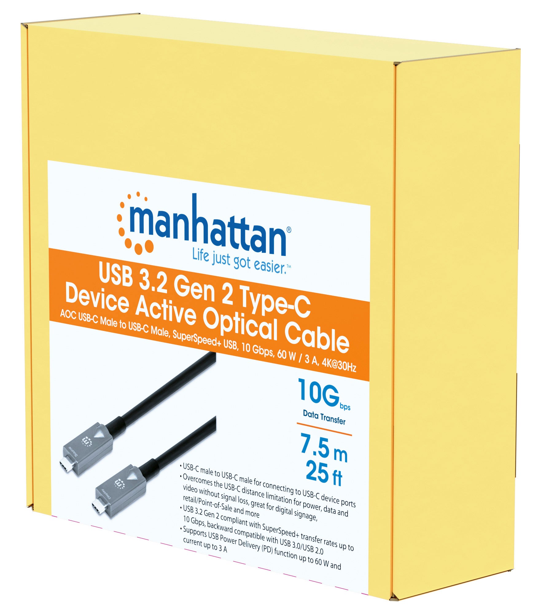 USB 3.2 Gen 2 Type-C Active Optical Cable Packaging Image 2