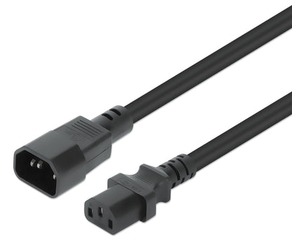 Power Extension Cord C13 to C14, 3 ft. Image 1
