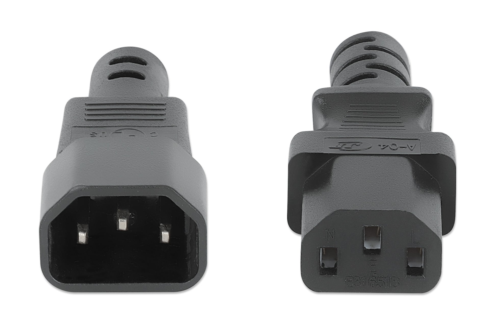 Power Extension Cord C13 to C14, 3 ft. Image 3
