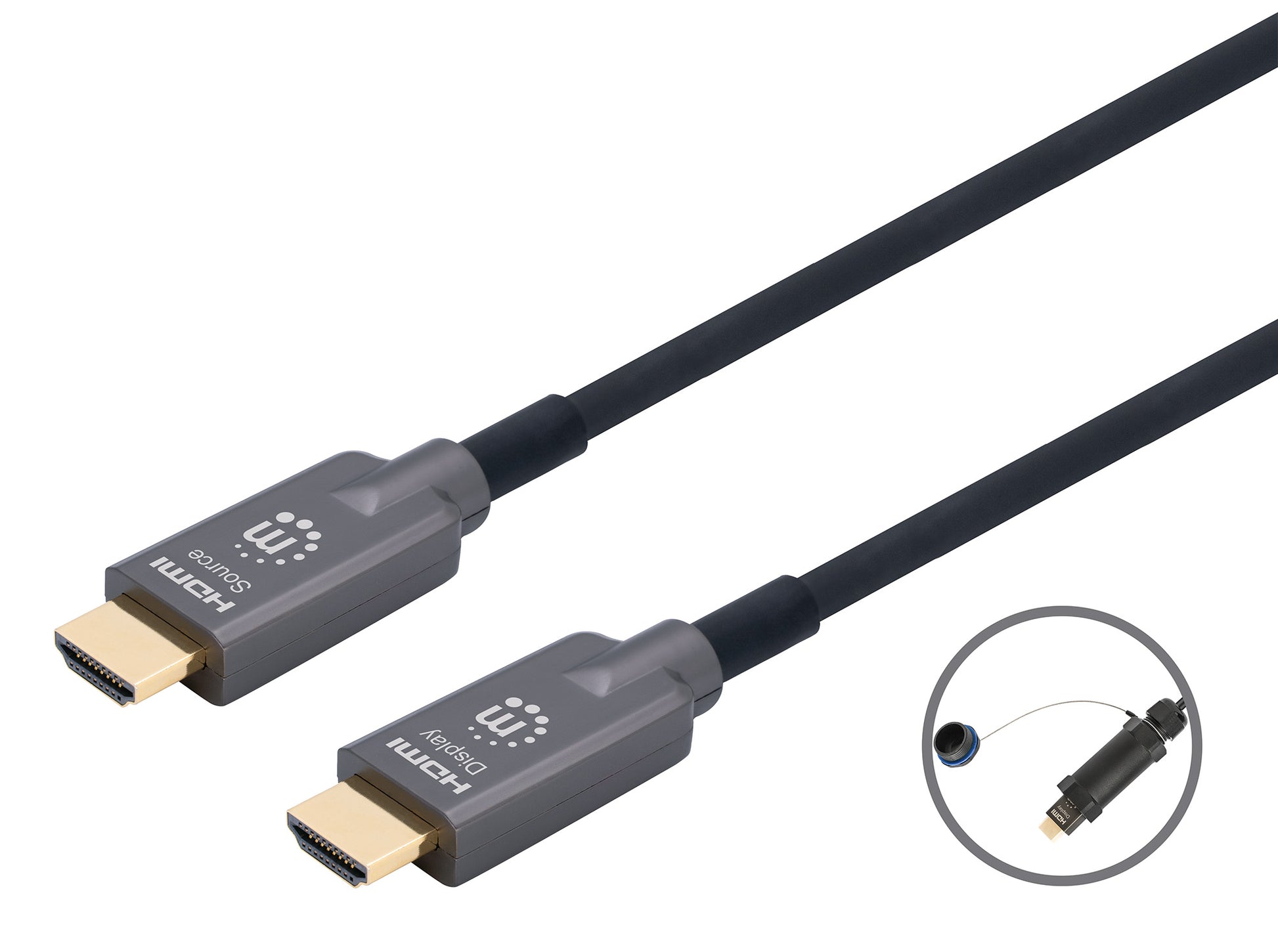 4K@60Hz Armored Outdoor High Speed HDMI Active Optical Cable Image 1