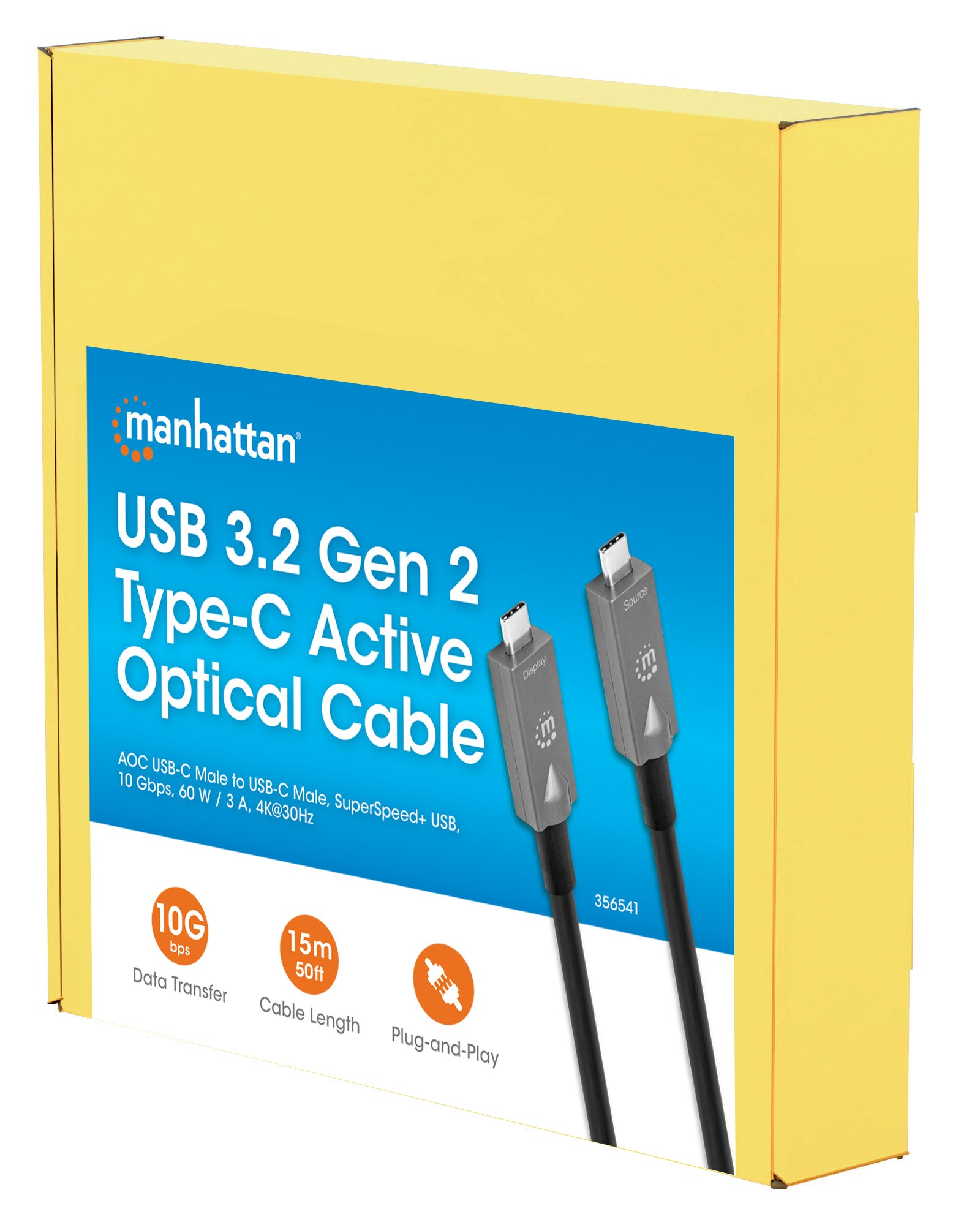USB 3.2 Gen 2 Type-C Active Optical Cable Packaging Image 2