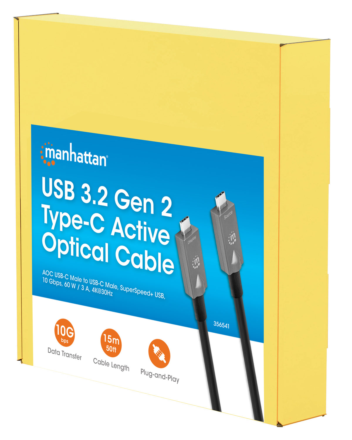 USB 3.2 Gen 2 Type-C Active Optical Cable Packaging Image 2