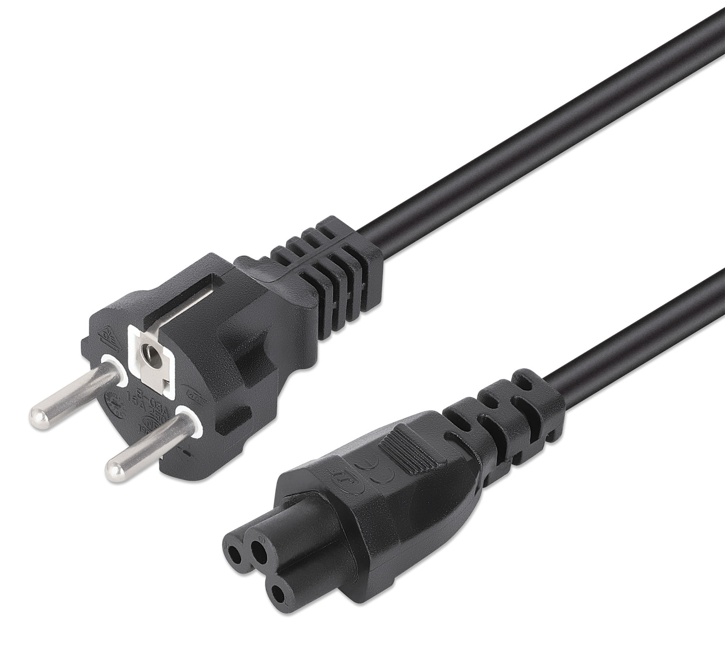 EU Power Cable C5 to CEE 7/7, 3 m Image 1