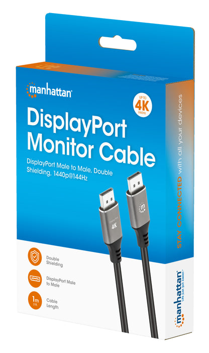 4K@60Hz DisplayPort Monitor Cable, 1 m Packaging Image 2