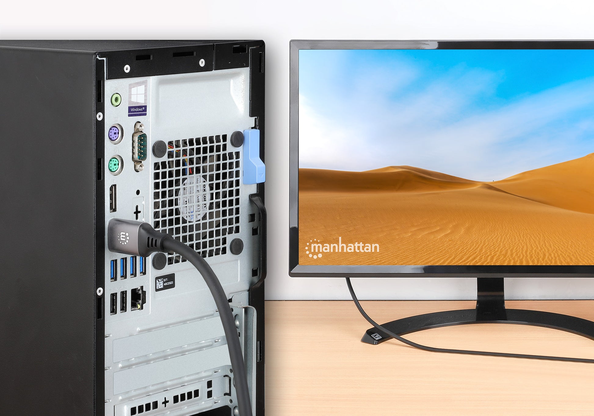 4K@60Hz DisplayPort Monitor Cable, 1 m Image 6