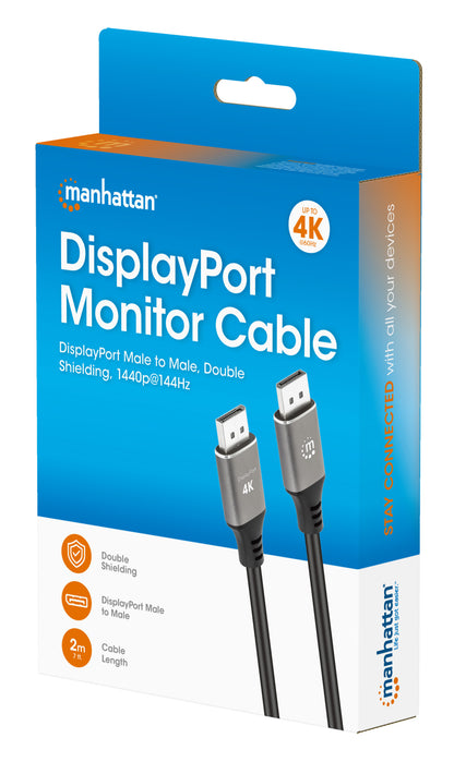 4K@60Hz DisplayPort Monitor Cable, 2 m Packaging Image 2