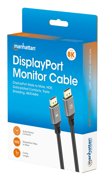 8K@60Hz DisplayPort Monitor Cable, 1 m Packaging Image 2