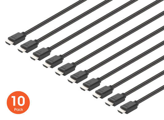 4K@60Hz High Speed HDMI Cable with Ethernet, 2 m (7 ft.), 10-Pack Image 1