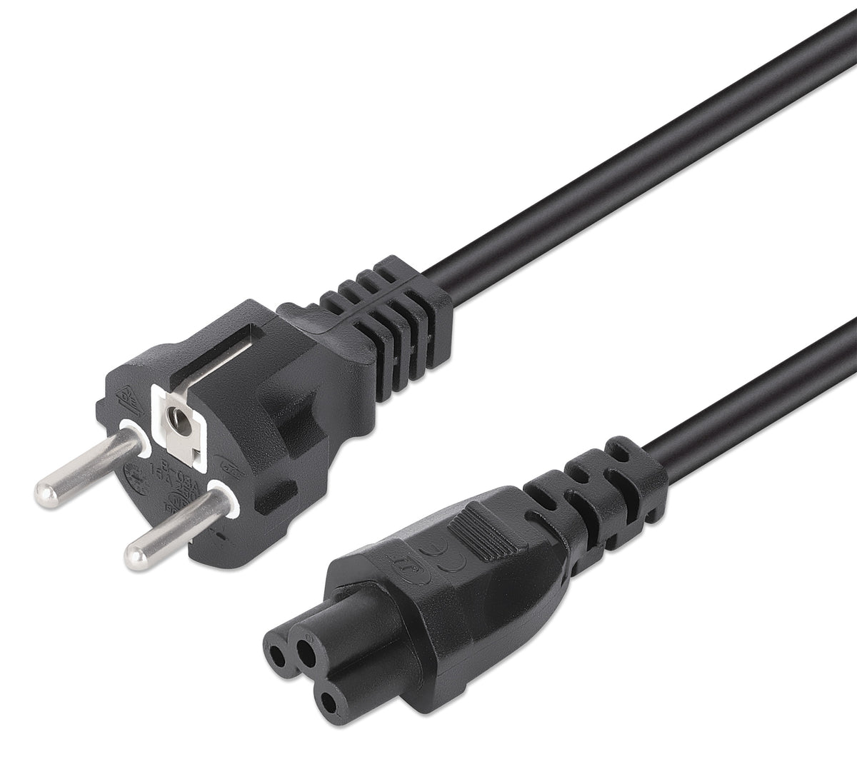 EU Power Cable C5 to CEE 7/7, 1.8 m Image 1