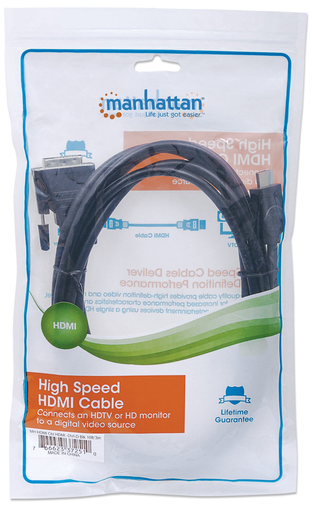 HDMI to DVI-D Cable Packaging Image 2