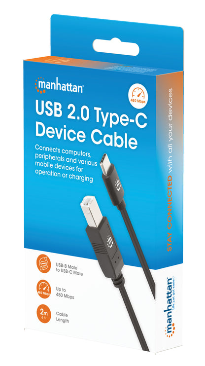 USB 2.0 Type-C Device Cable, 2 m (6 ft.) Packaging Image 2