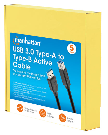 USB 3.0 Type-A to Type-B Active Cable Packaging Image 2