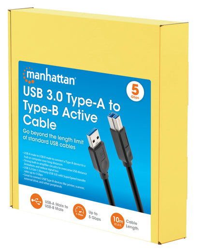 USB 3.0 Type-A to Type-B Active Cable Packaging Image 2