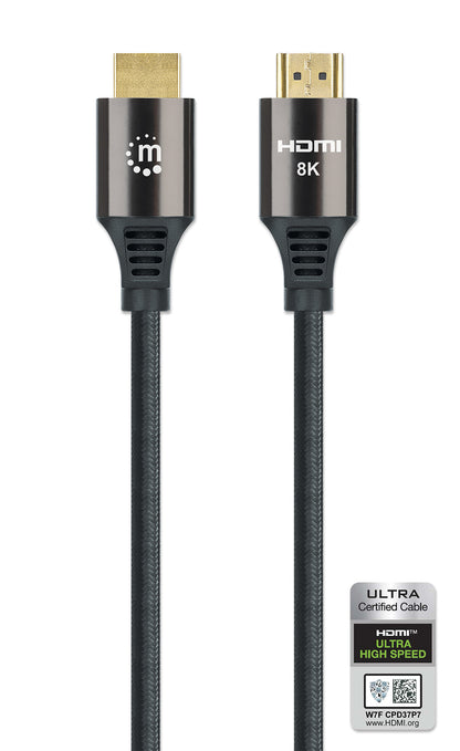 8K@60Hz Certified Ultra High Speed HDMI Cable with Ethernet, 1 m Image 5