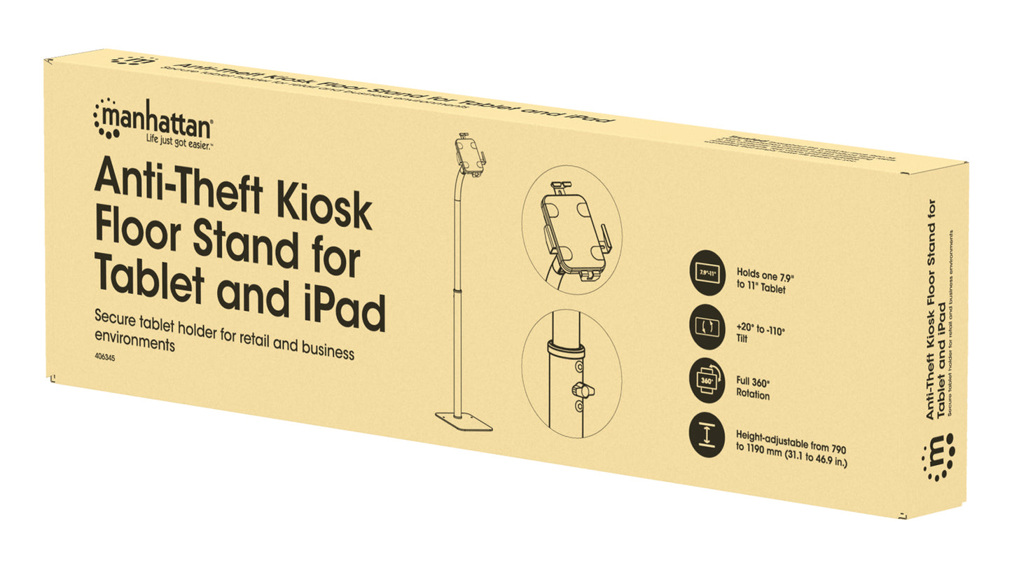 Anti-Theft Kiosk Floor Stand for Tablet and iPad Packaging Image 2