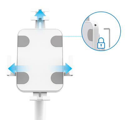 Anti-Theft Desktop Kiosk Stand for Tablet and iPad Image 13