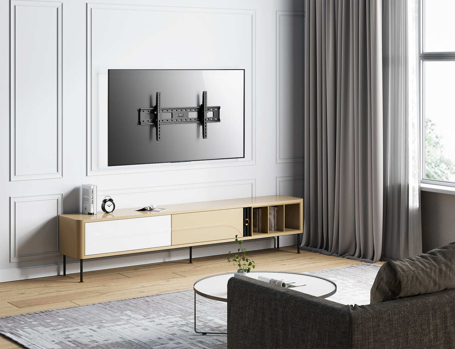 Universal Flat-Panel TV Tilting Wall Mount, for 37" to 86" Displays Image 7