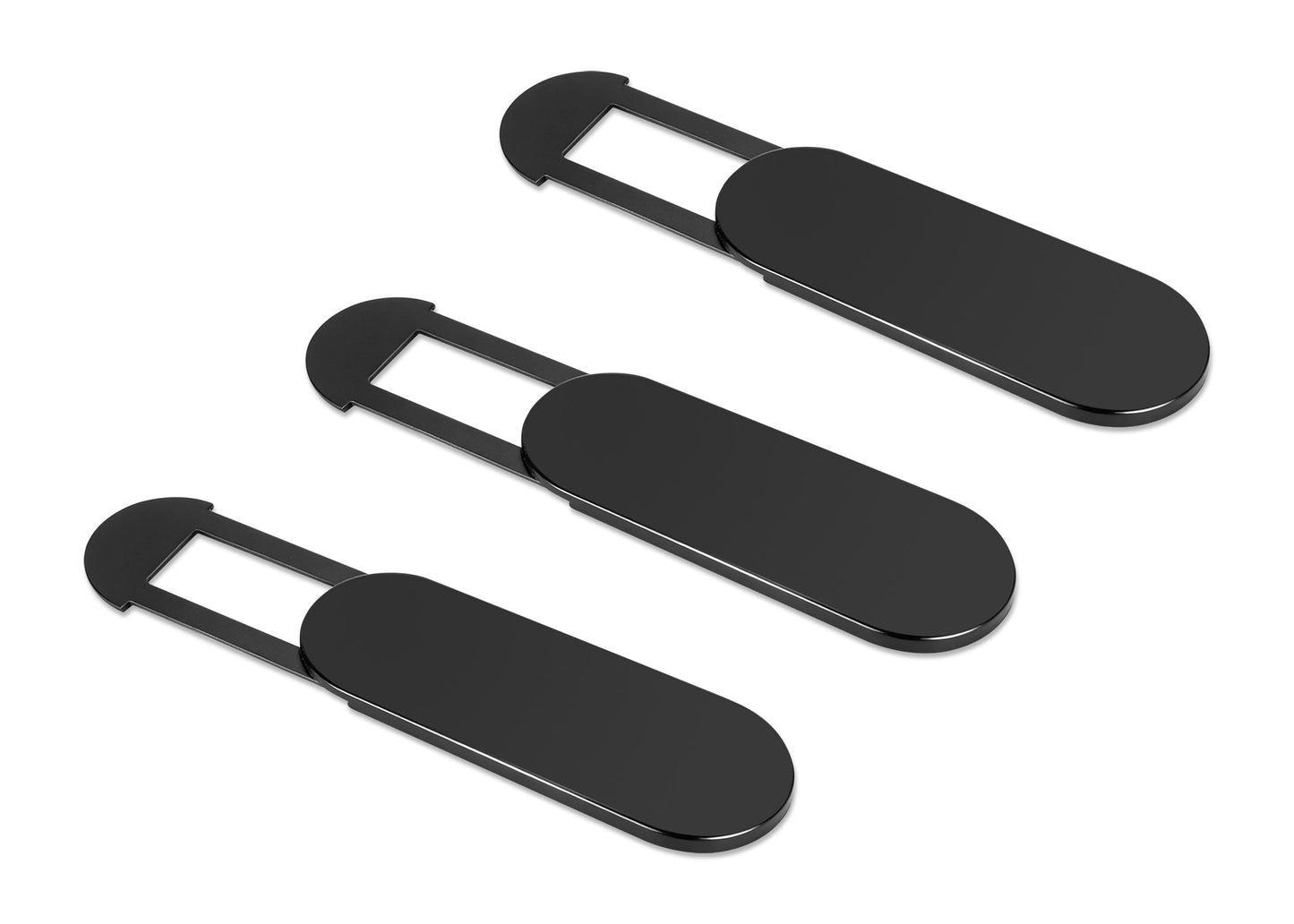 Laptop Webcam Cover Slide - Black, Large, 3-Pack Image 1
