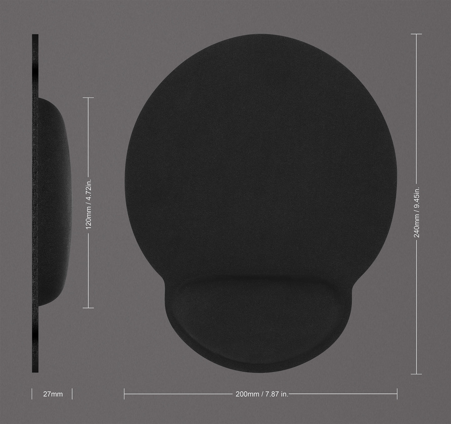 Ergonomic Wrist Rest Mouse Pad Image 5