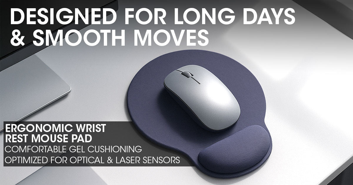 Ergonomic Wrist Rest Mouse Pad Image 6