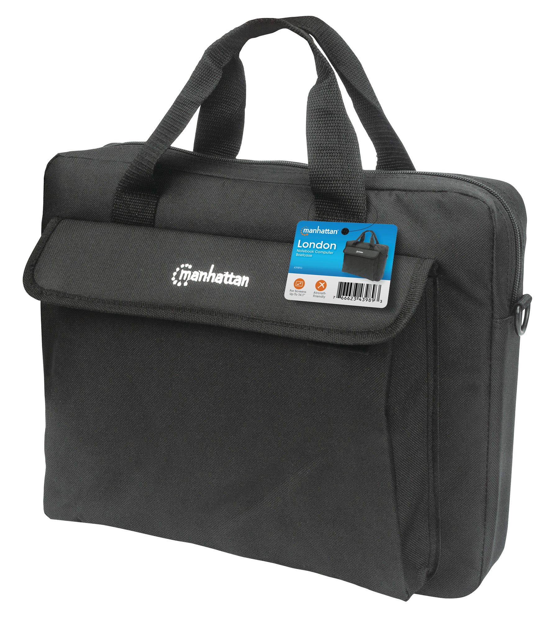 London Laptop Briefcase 14.1" Packaging Image 2