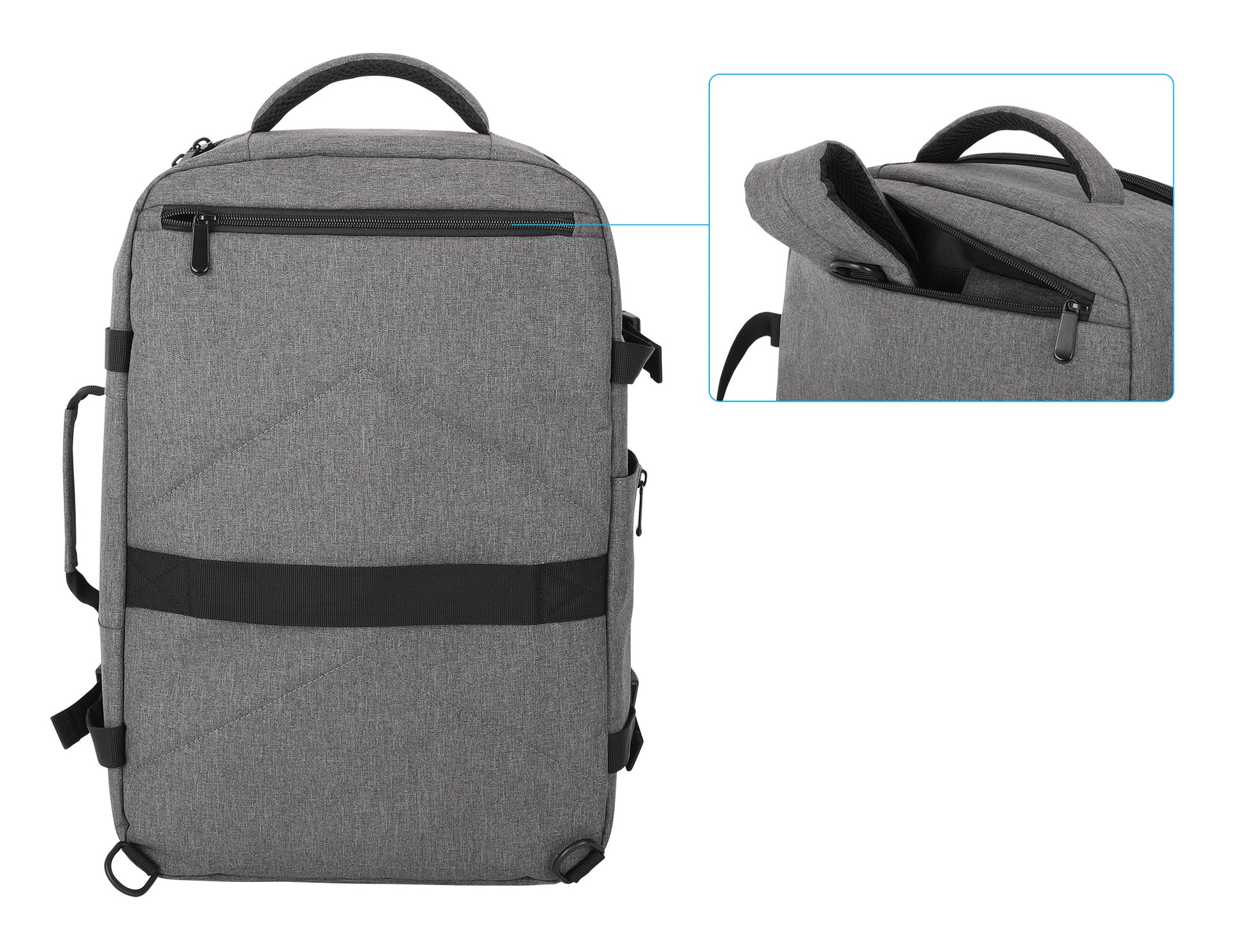 Rome Laptop Travel Backpack 17.3" Image 5