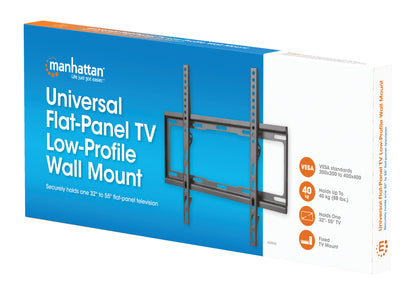 Low-Profile Fixed TV Wall Mount, for 32" to 55" Displays Packaging Image 2