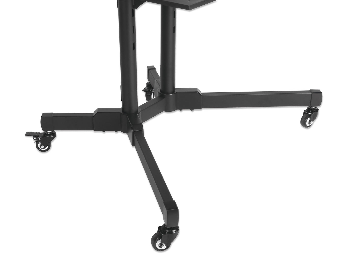Economy Height-Adjustable Multimedia TV Cart, for 37" to 70" Displays Image 6