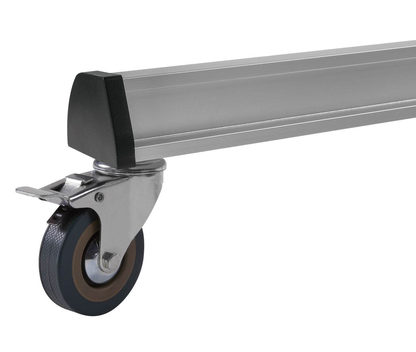 Aluminum Height-Adjustable Multimedia TV Cart, for 37" to 65" Displays Image 12