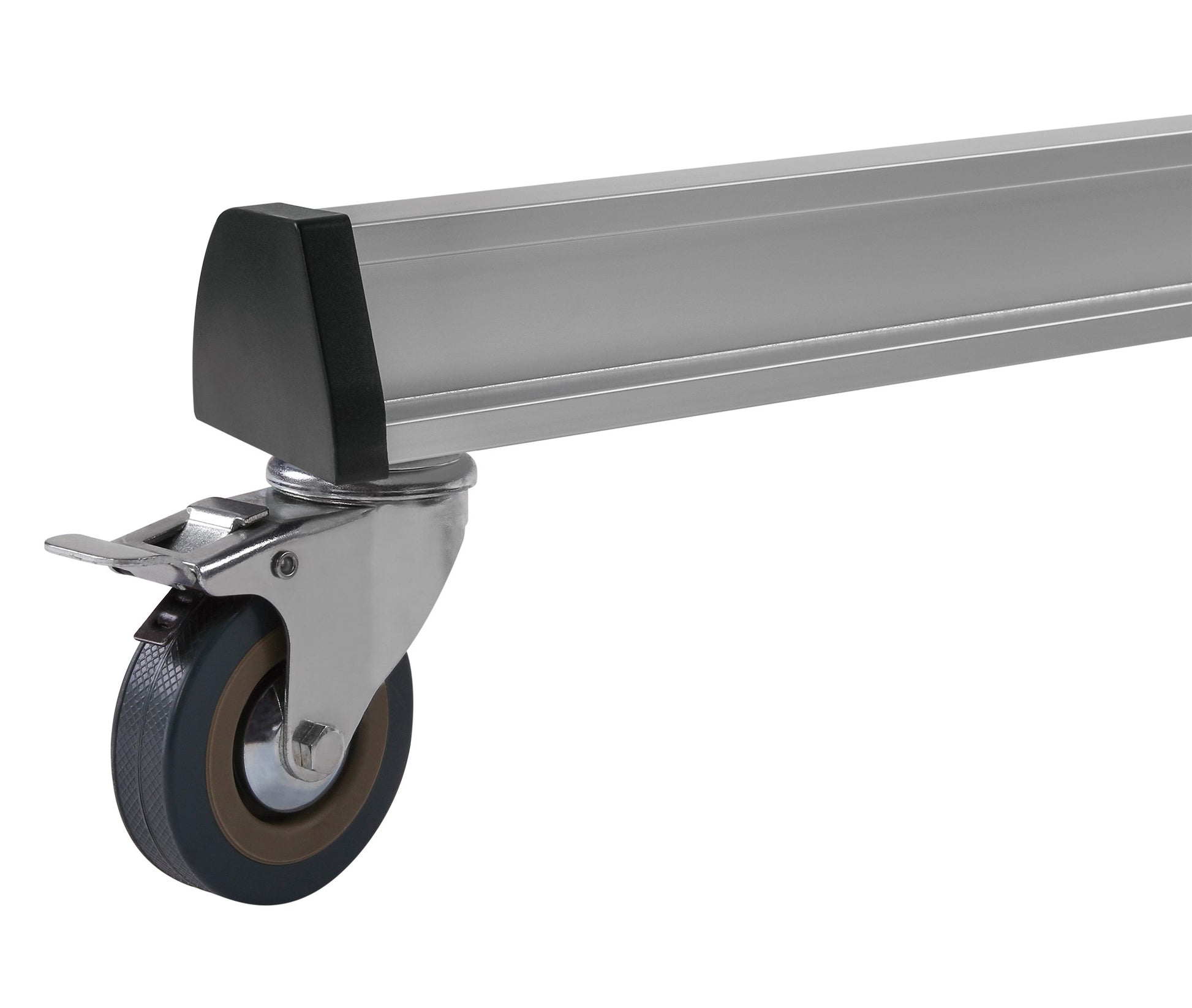Aluminum Height-Adjustable Multimedia TV Cart, for 37" to 65" Displays Image 12