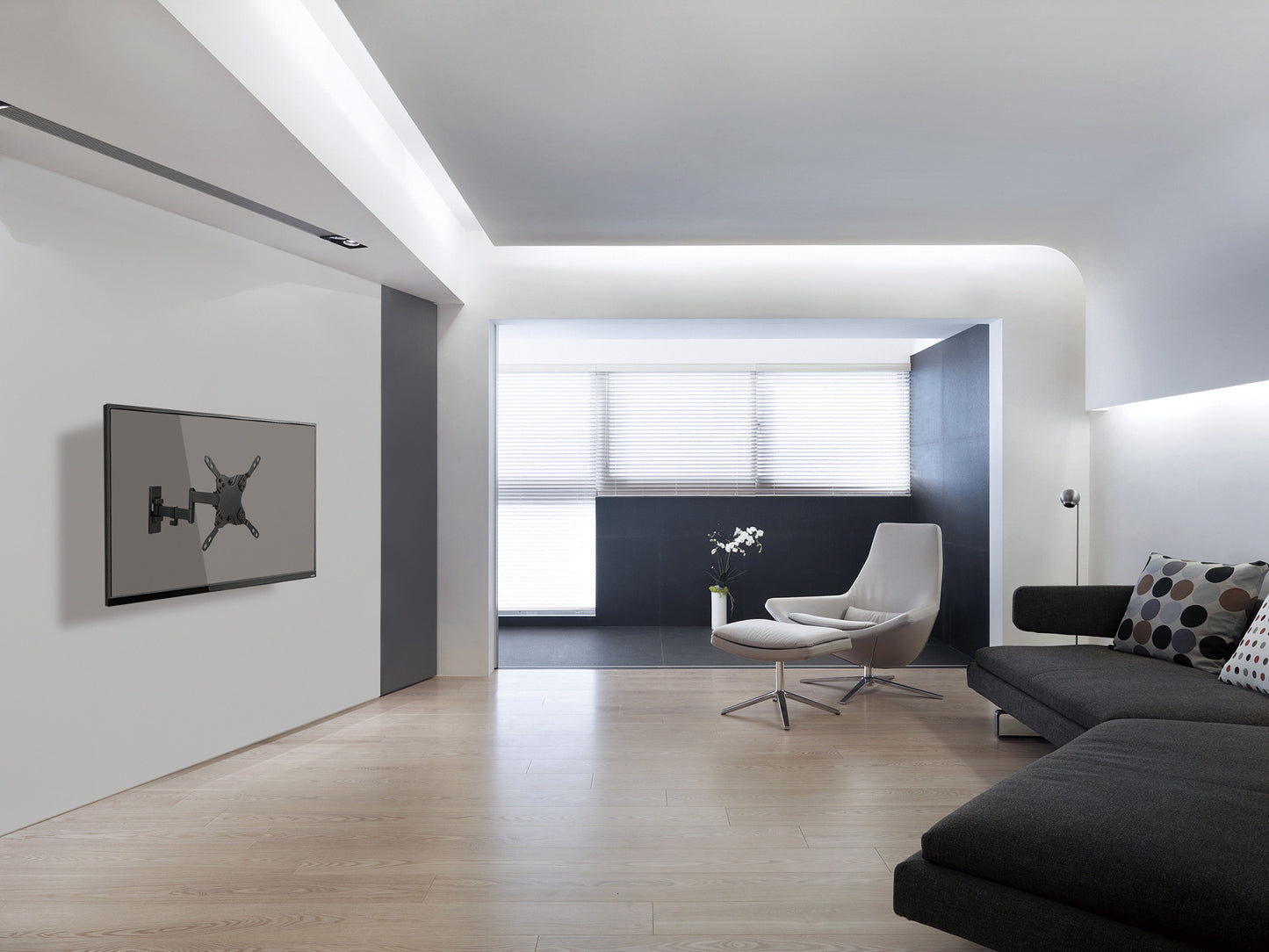 Articulating TV Wall Mount, for 13" to 43" Displays Image 9