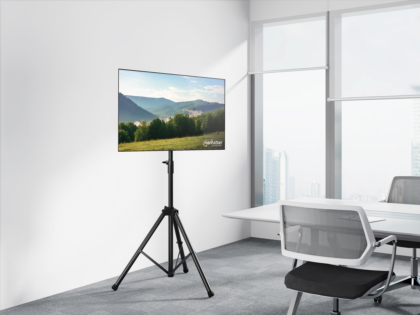 Universal Portable TV Mount Tripod, for 37" to 70" Displays Image 9