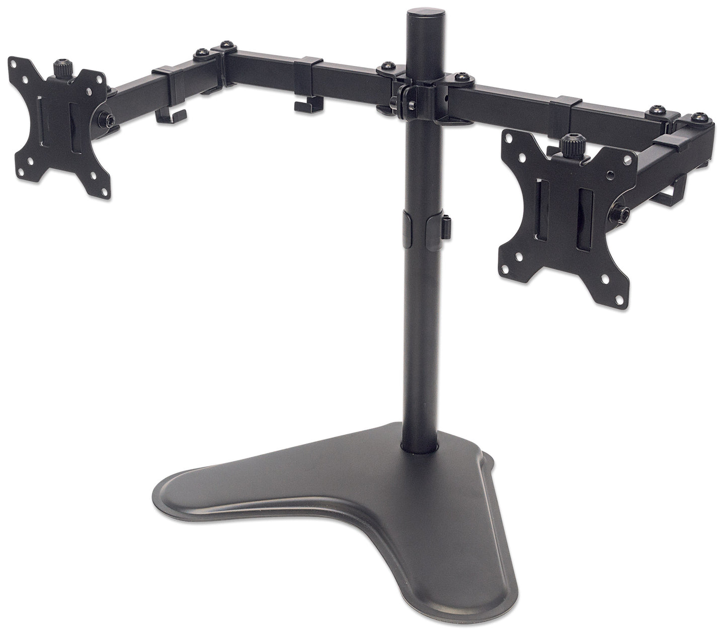 Dual Monitor Stand with Double-Link Swing Arms, for 13" to 32" Displays Image 1