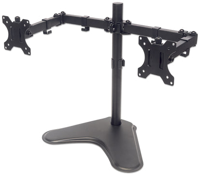 Dual Monitor Stand with Double-Link Swing Arms, for 13" to 32" Displays Image 1