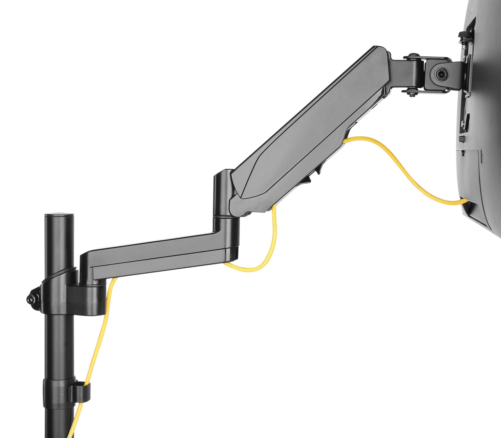 Universal Gas Spring Monitor Mount with Height-Adjustable Arm Image 12
