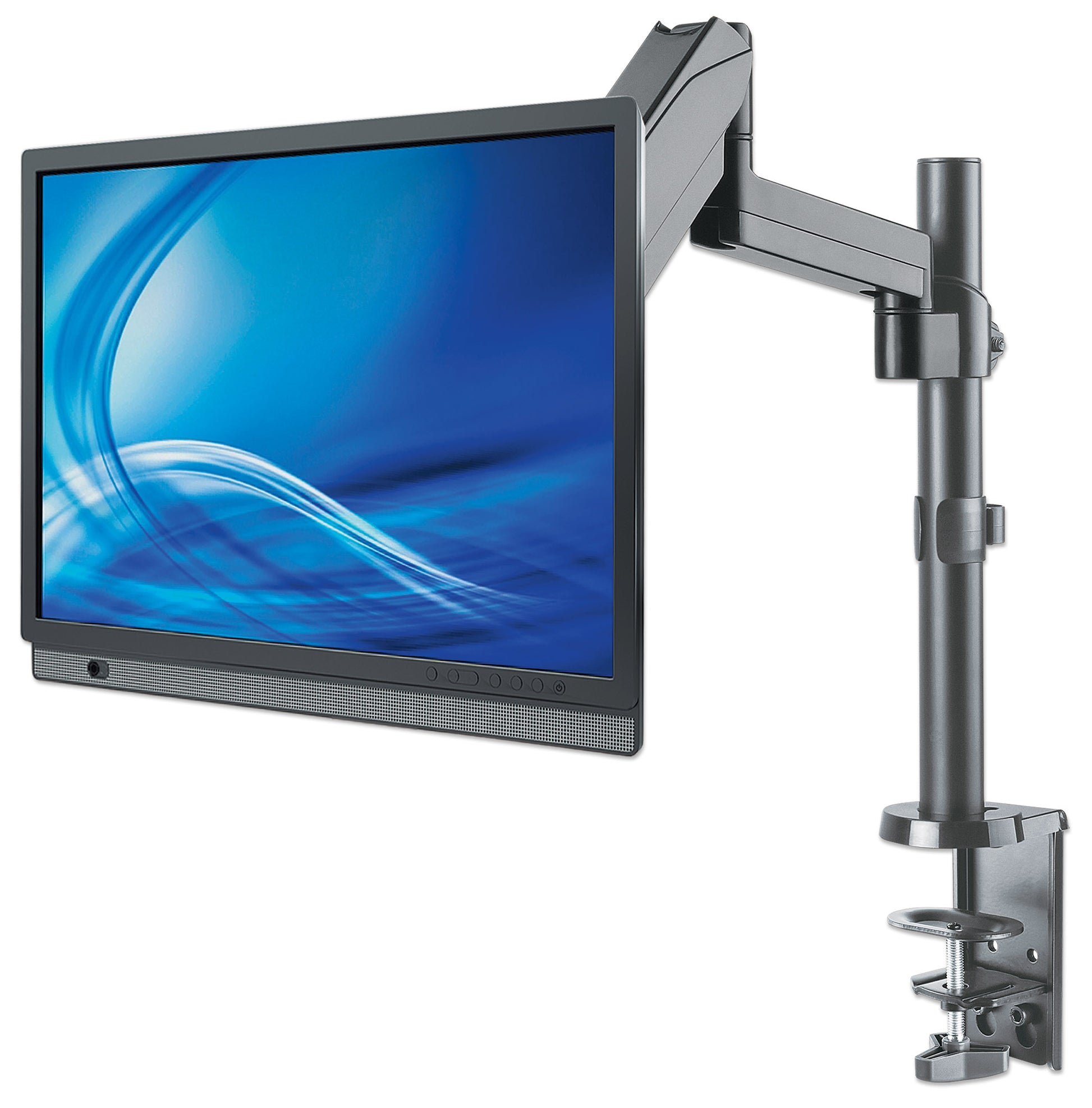 Universal Gas Spring Monitor Mount with Height-Adjustable Arm Image 7