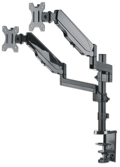 Universal Gas Spring Monitor Mount with Height-Adjustable Arms, for 17" to 32" Displays Image 5