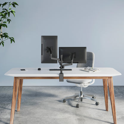 Universal Gas Spring Monitor Mount with Height-Adjustable Arms, for 17" to 32" Displays Image 9