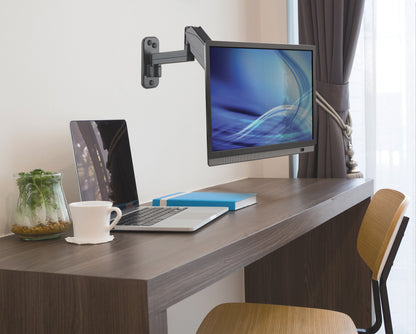 Universal Gas Spring Jointed Arm Monitor Wall Mount Image 7