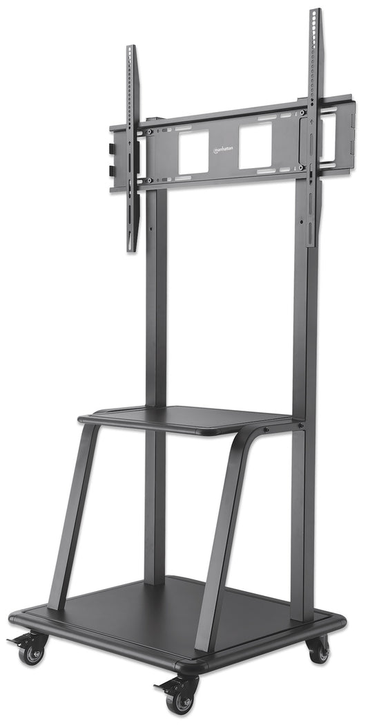 Ultra Heavy-Duty Height-Adjustable TV Cart, for 37" to 100" Displays Image 1