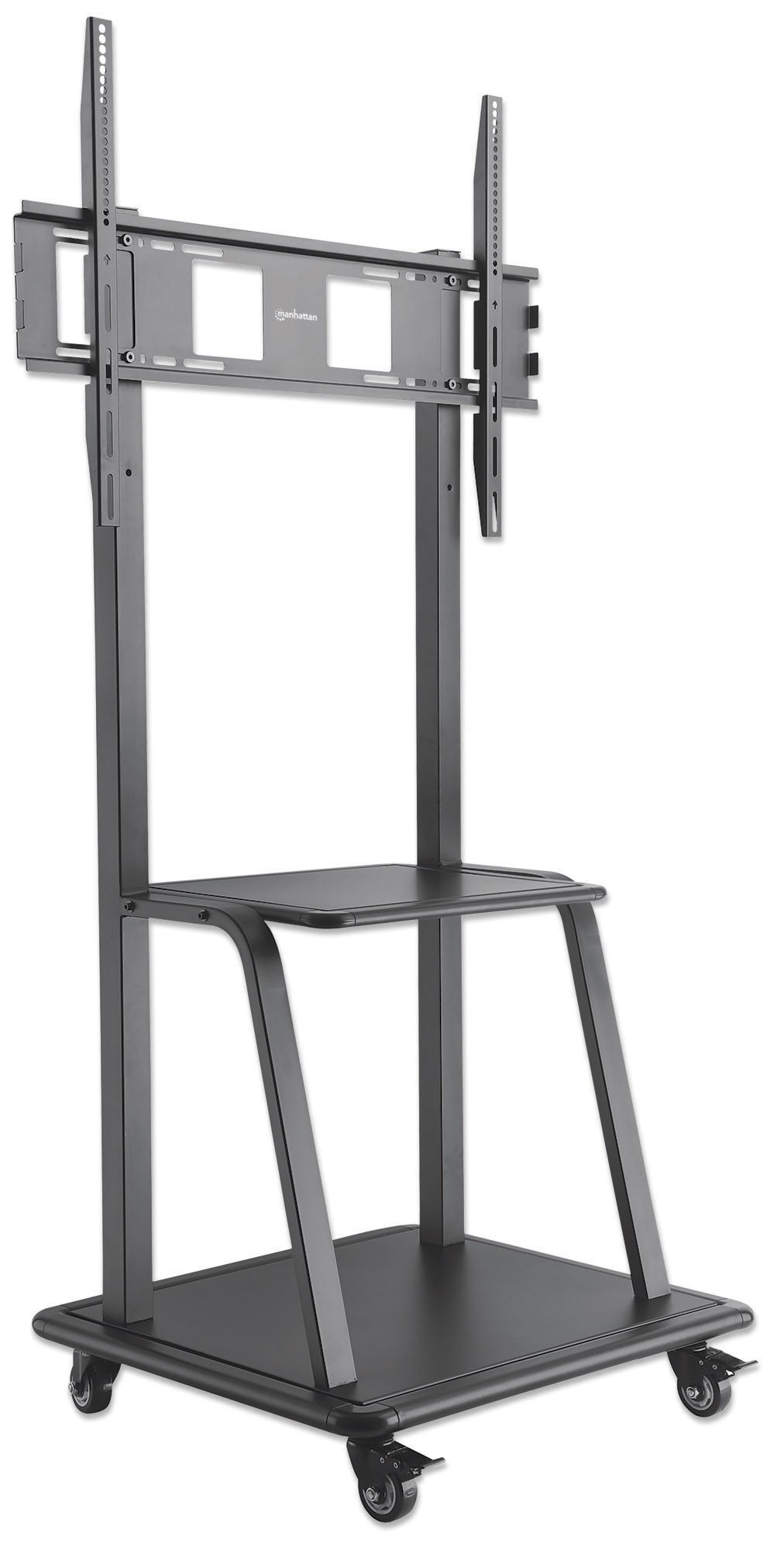 Ultra Heavy-Duty Height-Adjustable TV Cart, for 37" to 100" Displays Image 3