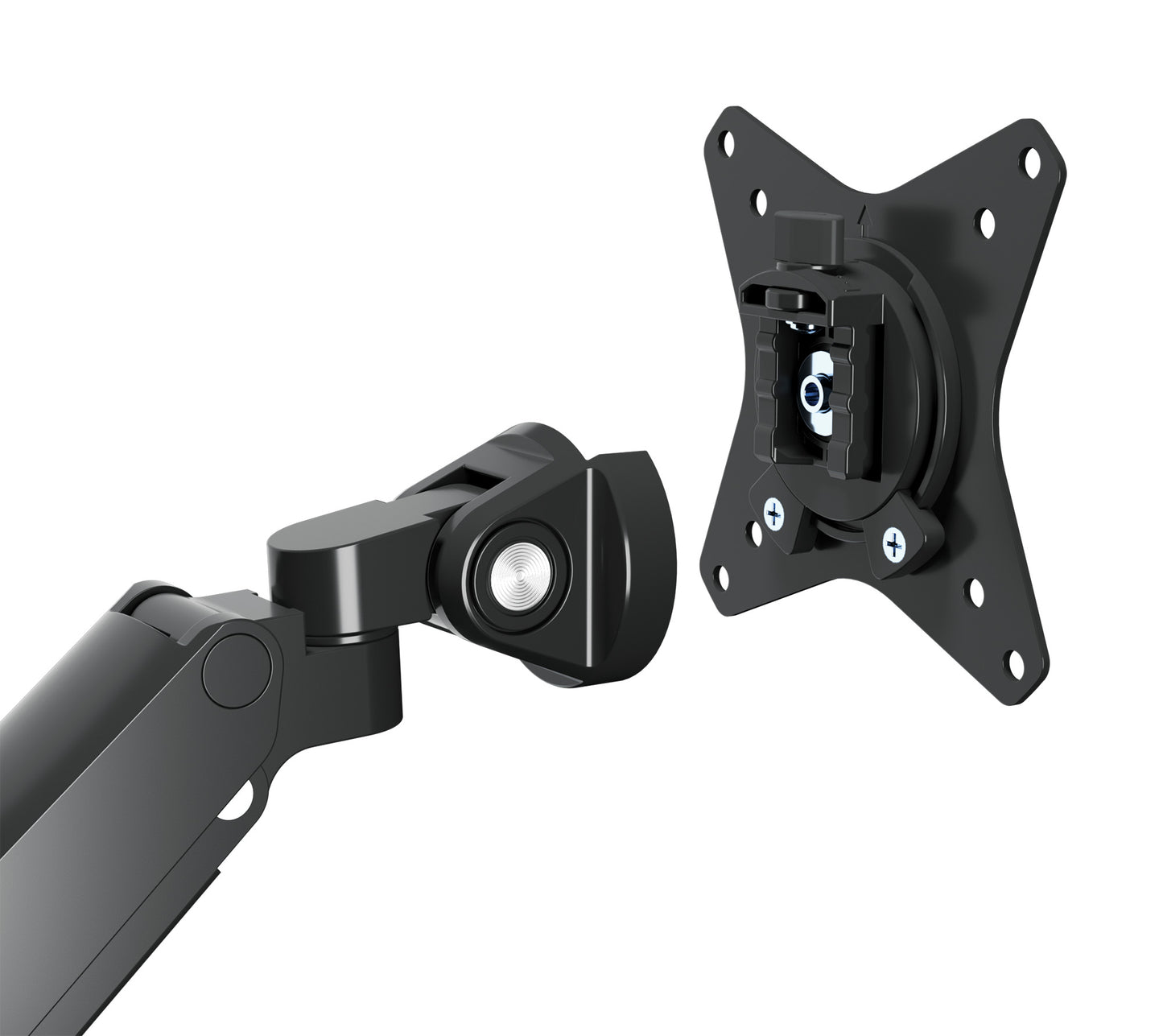 Aluminum Gas Spring Dual Monitor Desk Mount with 8-in-1 Docking Station Image 14