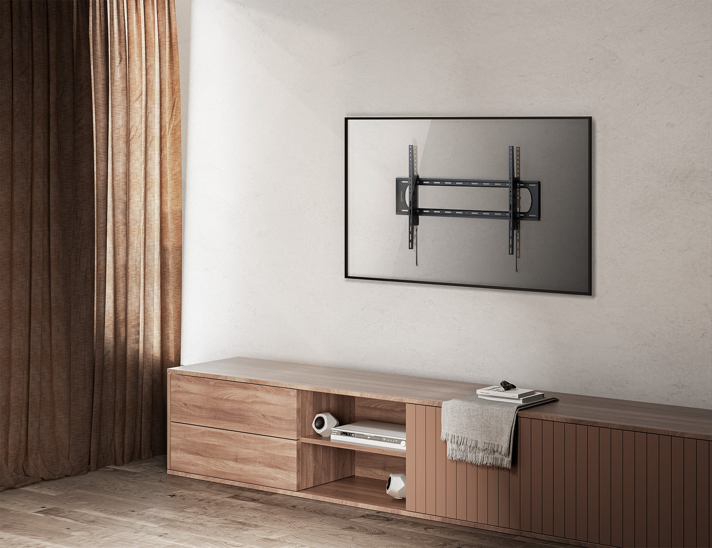 Heavy-Duty Large-Screen Tilting TV Wall Mount, for 60" to 120" Displays Image 11
