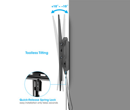 Heavy-Duty Large-Screen Tilting TV Wall Mount, for 60" to 120" Displays Image 9