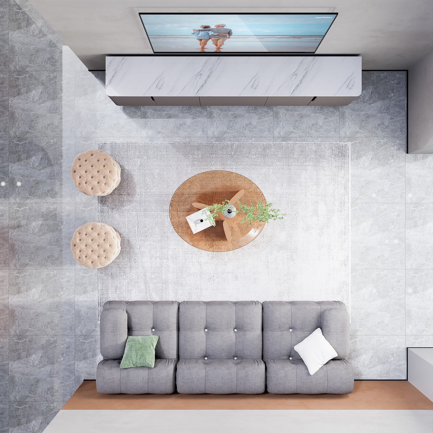 Low-Profile Fixed TV Wall Mount, for 43" to 100" Displays Image 11