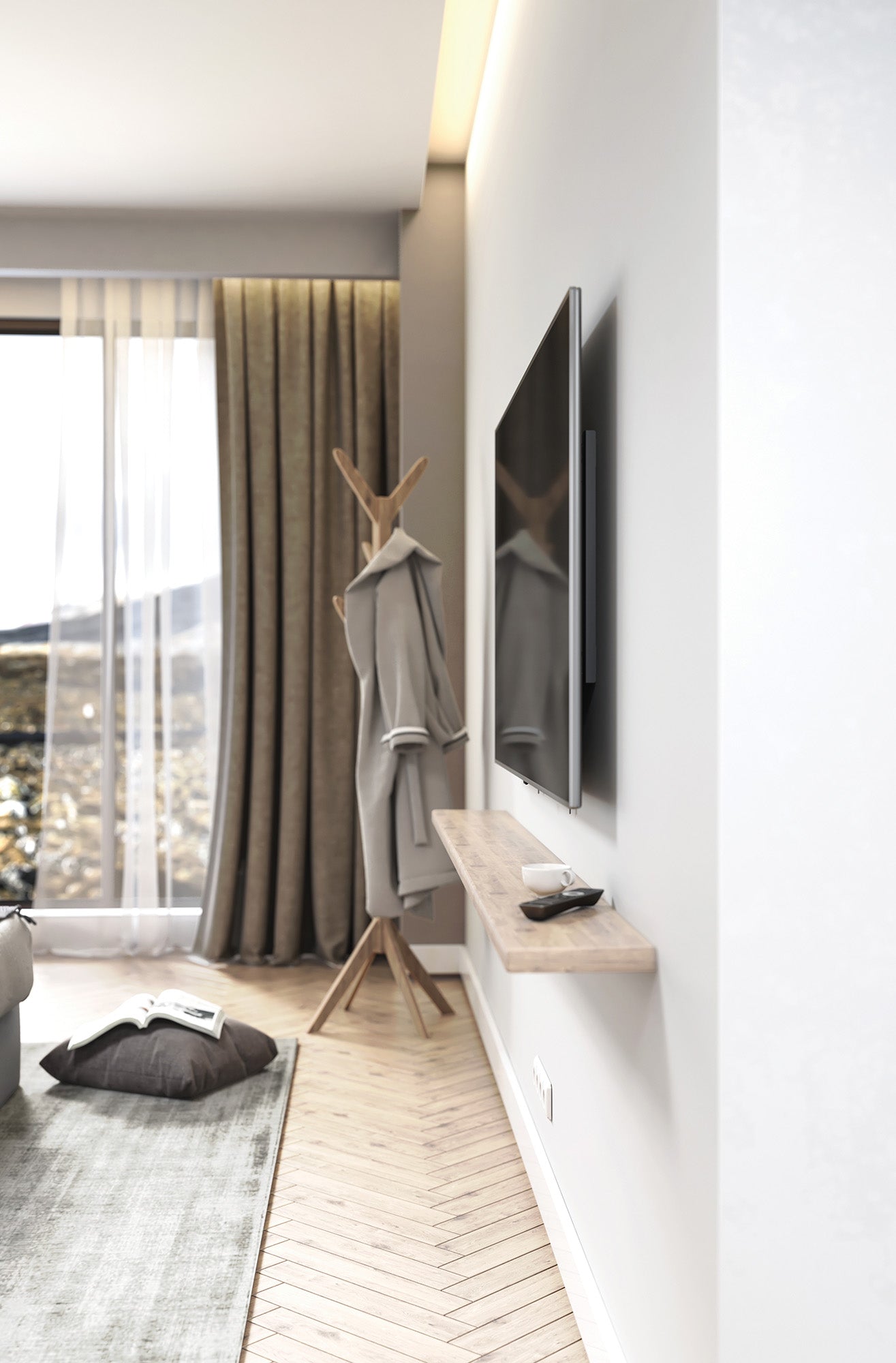 Heavy-Duty Low-Profile Large-Screen TV Wall Mount, for 60" to 100" Displays Image 9