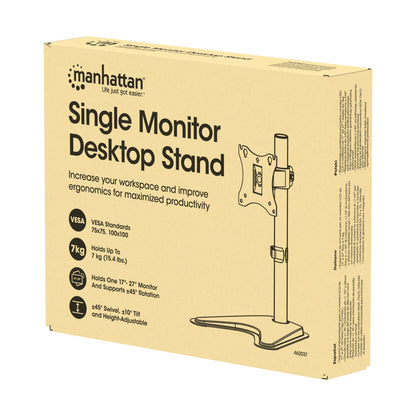 Single Monitor Desktop Stand Packaging Image 2