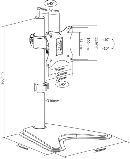 Single Monitor Desktop Stand Image 15