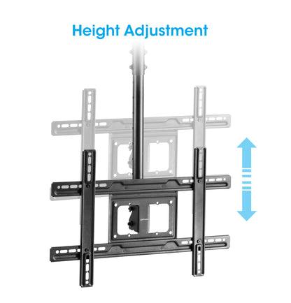 Full-Motion Height-Adjustable TV Ceiling Mount, for 37" to 80" Displays Image 8